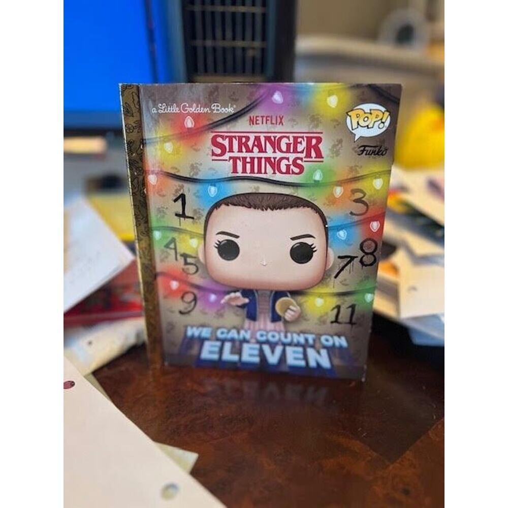 Little Golden Book Netflix Stranger Things We Can Count on Eleven Funko Pop! NEW